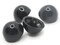 4 19mm Vintage Black Plastic Shank Buttons Sewing Notions